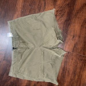 A cute green short. Good condition.